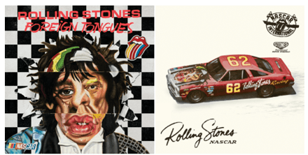 NASCAR and The Rolling Stones Team Up for First-Ever Collaboration Celebrating Life on the&nbsp;Road
